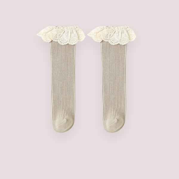 BABY SOCKS - Alice High Knee Knit Socks